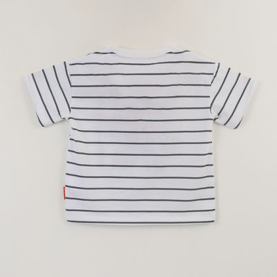 Imagen 2 del producto Polera Manga Corta Niño Blanco Rayas Spidey