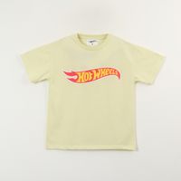 Polera Manga Corta Niño Amarillo Logo
