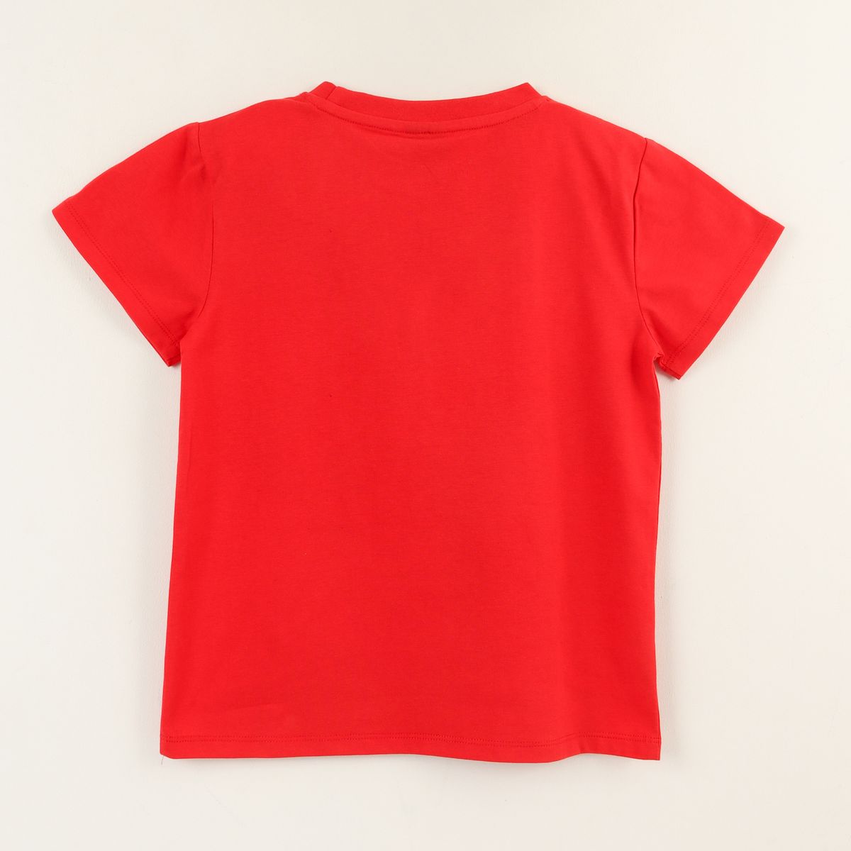 DISNEY - Polera Manga Corta Niña Rojo Minnie Moño Disney