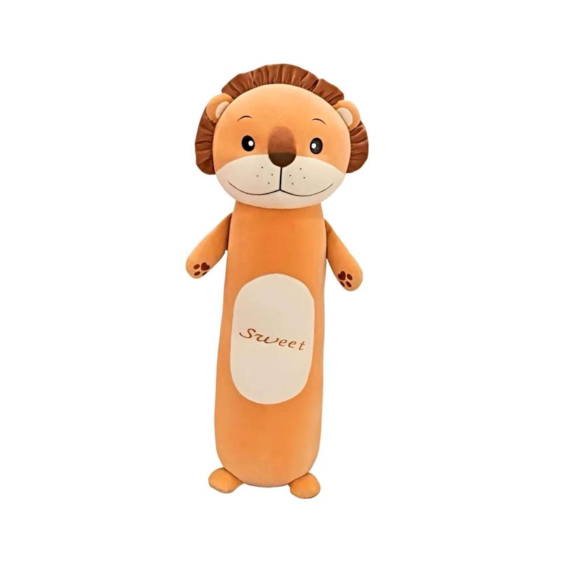 GENERICO - COJIN PELUCHE LEON AMARILLO