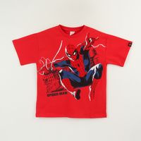 Polera Manga Corta Niño Rojo Spiderman