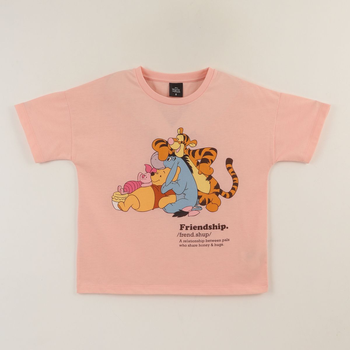 DISNEY - Polera Manga Corta Niña Rosado Winnie & Friends Disney