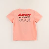 Polera Manga Corta Niño Damasco Back Print Mickey