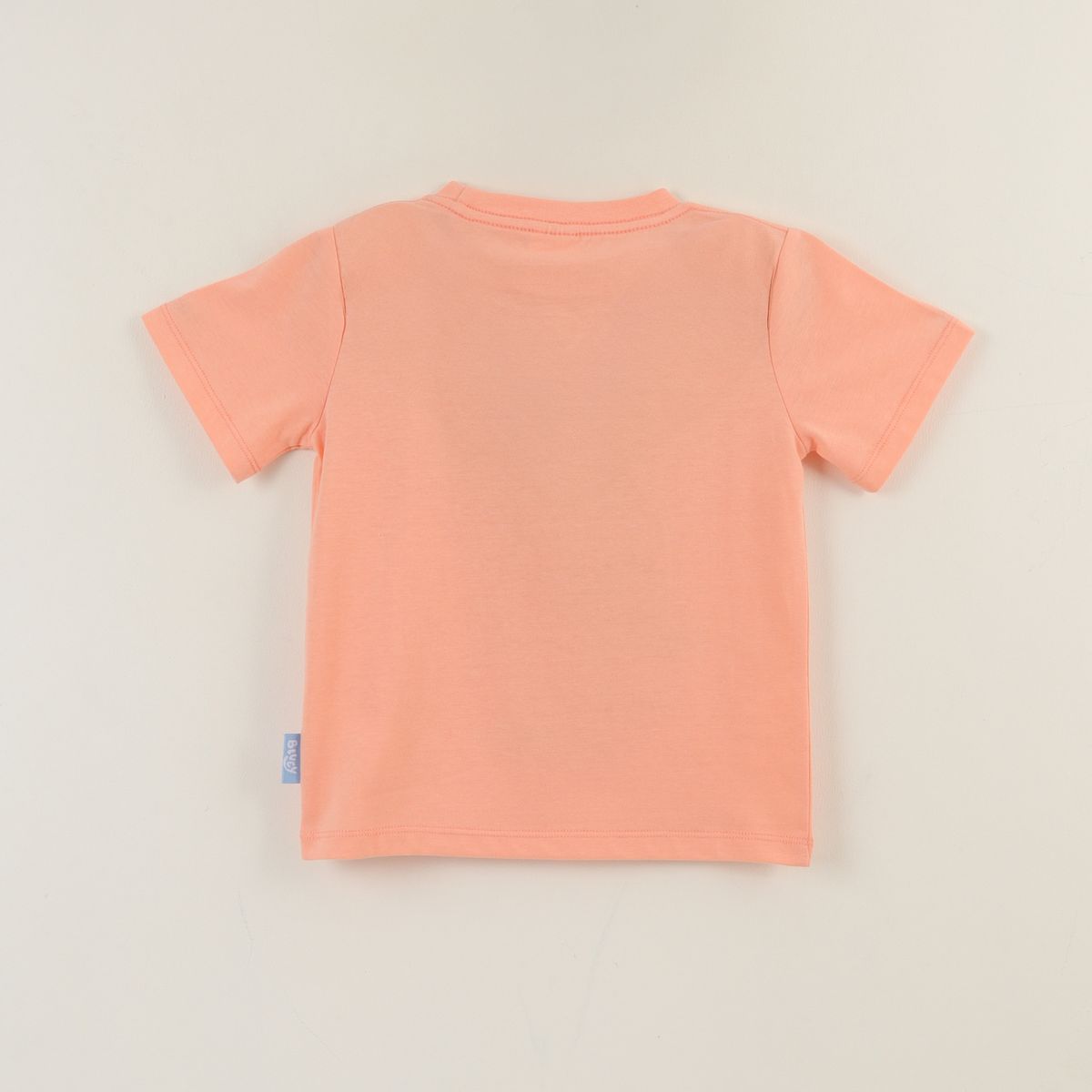 BLUEY - Polera Manga Corta Niño Damasco Bingo & Bluey