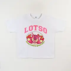 DISNEY - Polera Manga Corta Niña Blanco Lotso Toy Story