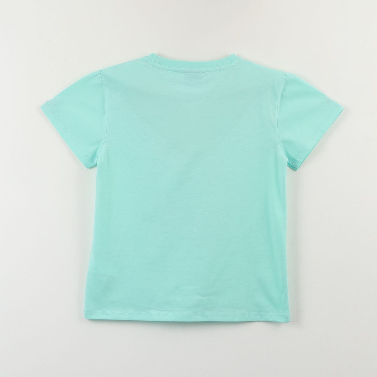 DISNEY - Polera Manga Corta Niña Celeste Be a Unicorn Unicornio