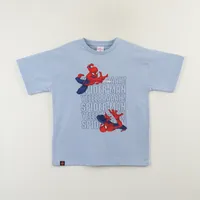 Polera Manga Corta Niño Azul Spiderman Jump
