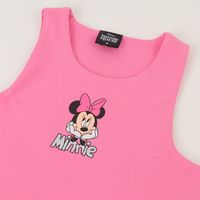 Polera Sin Manga Niña Rosado Minnie Mouse