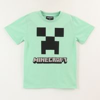 Polera Manga Corta Niño Verde Creeper Face