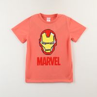 Polera Manga Corta Niño Rojo Iron Man Avengers