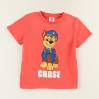 Polera Manga Corta Niño Rojo Chase Pose