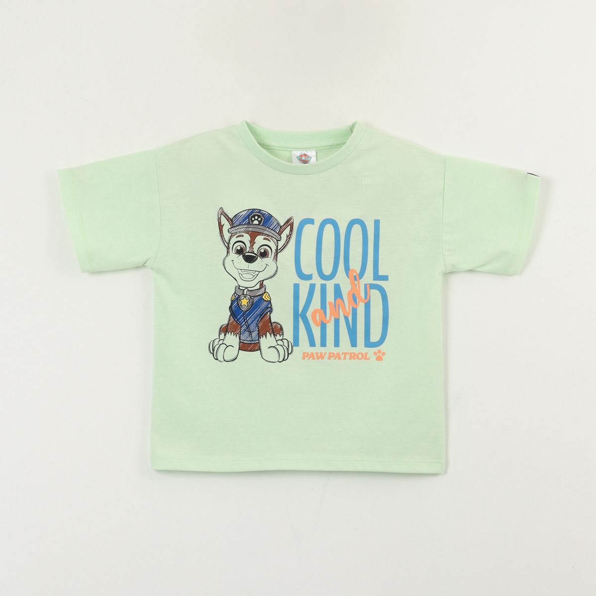 PAW PATROL - Polera Manga Corta Niño Verde Chase Cool & Kind Paw Patrol