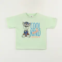 PAW PATROL - Polera Manga Corta Niño Verde Chase Cool & Kind