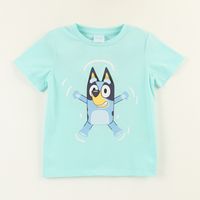 Polera Manga Corta Niño Turquesa Jump