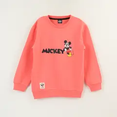 DISNEY - Polerón Cerrado Niño Damasco Back Print Mickey