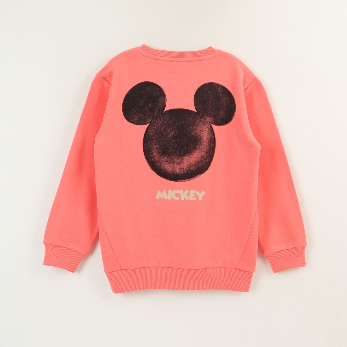 DISNEY - Polerón Cerrado Niño Damasco Back Print Mickey Disney