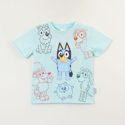 Imagen 1 del producto Polera Manga Corta Niño Celeste Friends