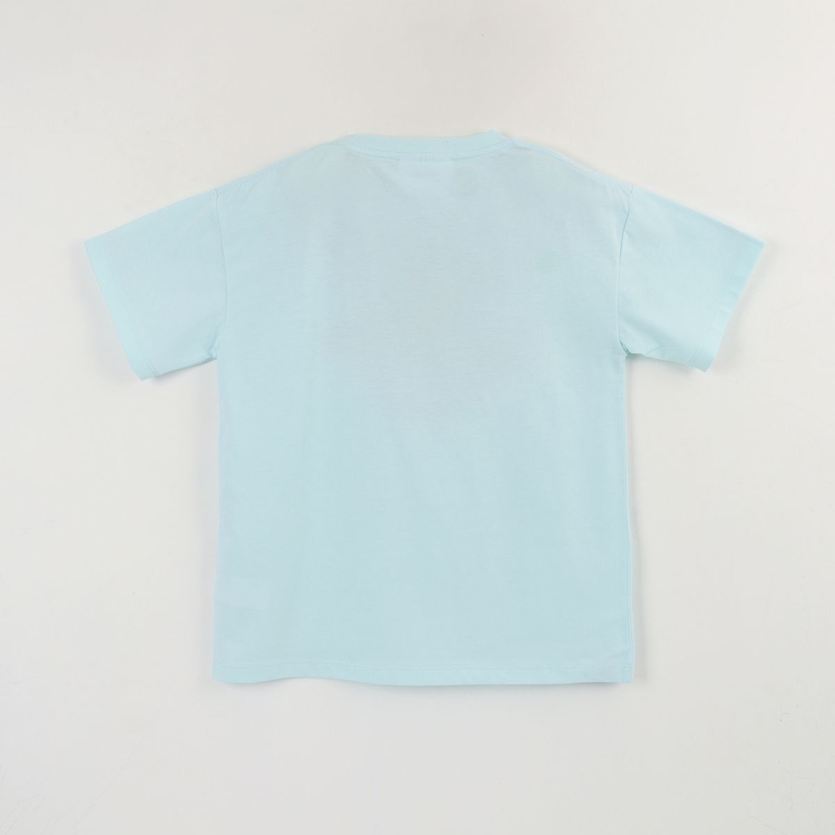 HOT WHEELS - Polera Manga Corta Niño Celeste Logo Hot Wheels