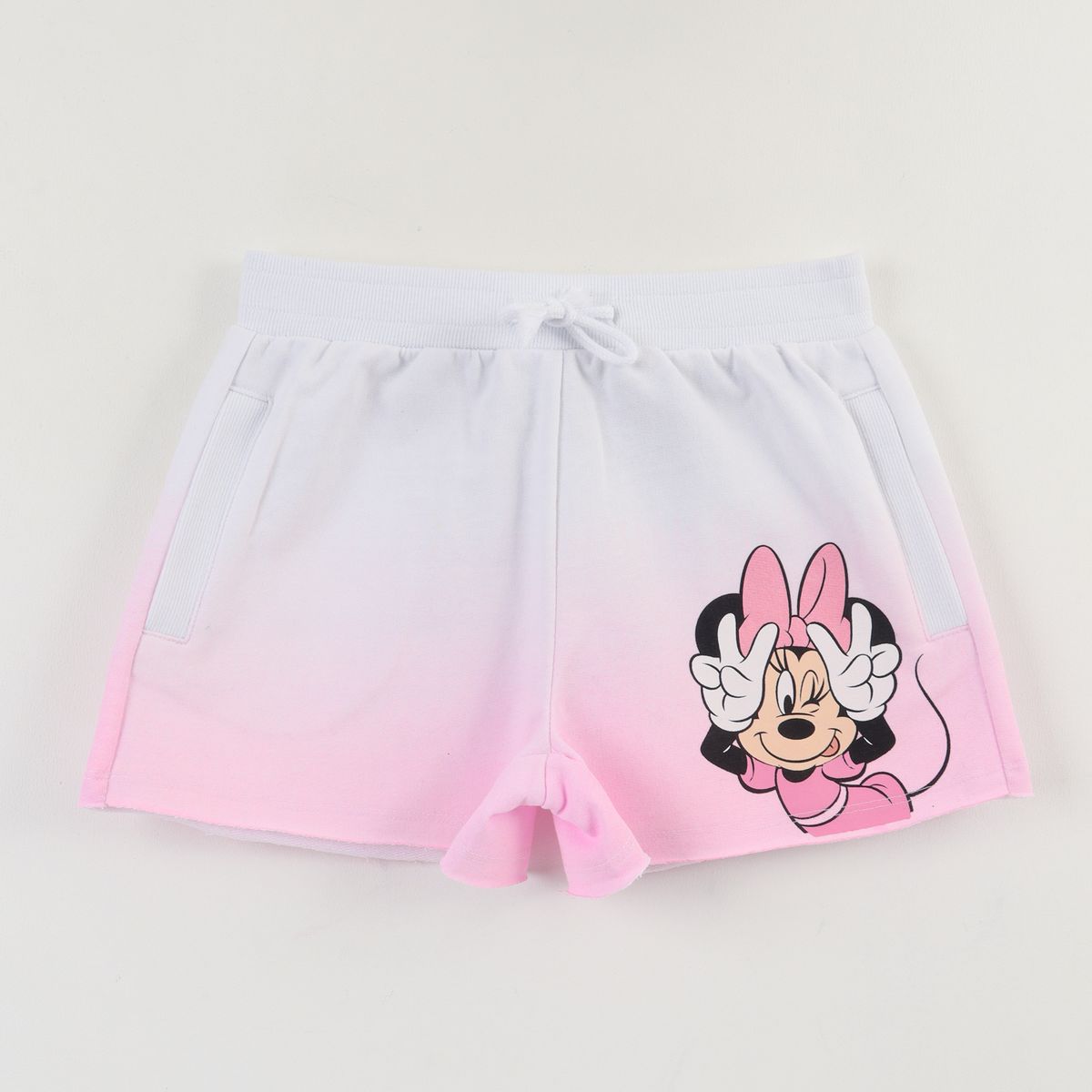 DISNEY - Short Cordón Niña Blanco Tie Dye Minnie Mouse Disney