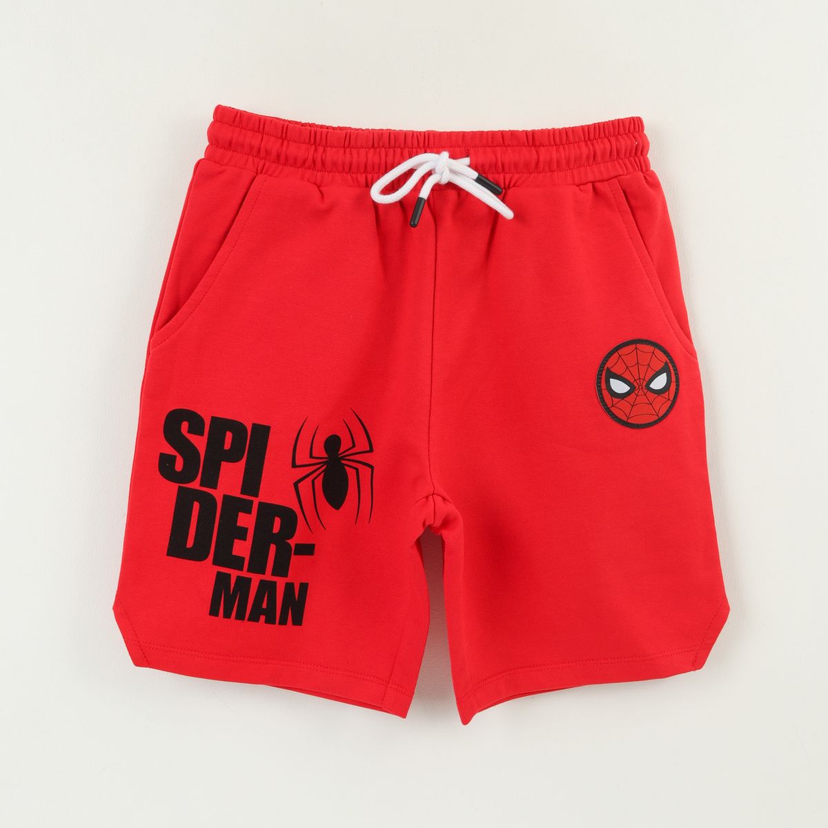 MARVEL - Short Cordón Niño Rojo Spiderman Letras Marvel