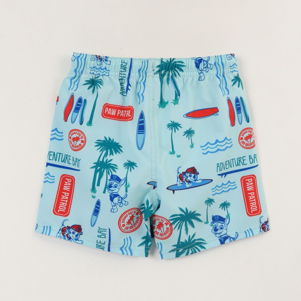 PAW PATROL - Traje de baño Niño Celeste Full Print Verano Paw Patrol