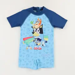 BLUEY - Traje de Baño Manga Corta Niño Azul & Friends