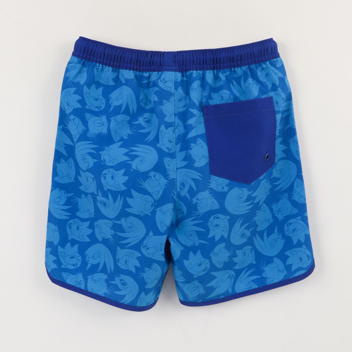 SONIC - Traje de baño Niño Azul Full Print Bolsillo Sonic