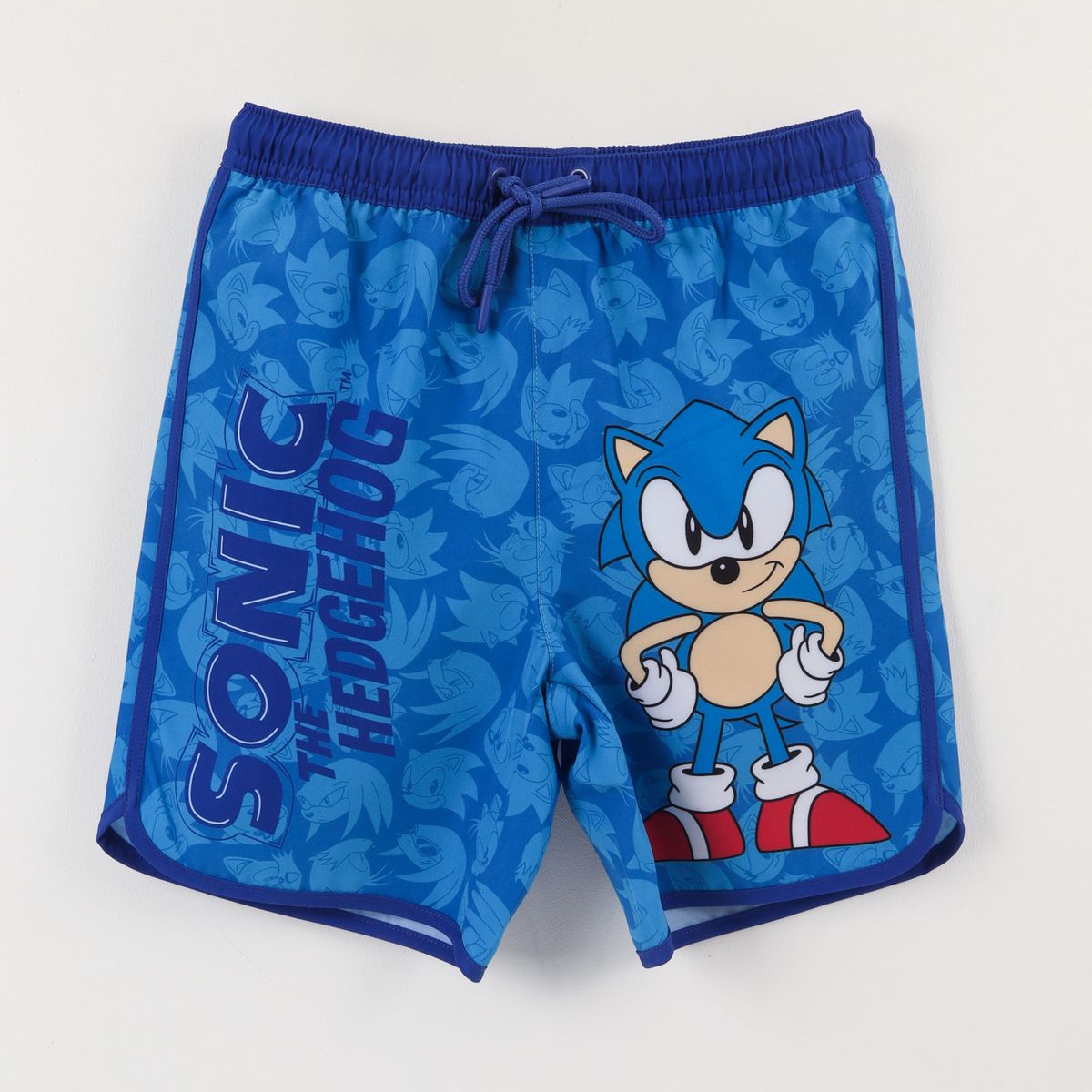 SONIC - Traje de baño Niño Azul Full Print Bolsillo Sonic