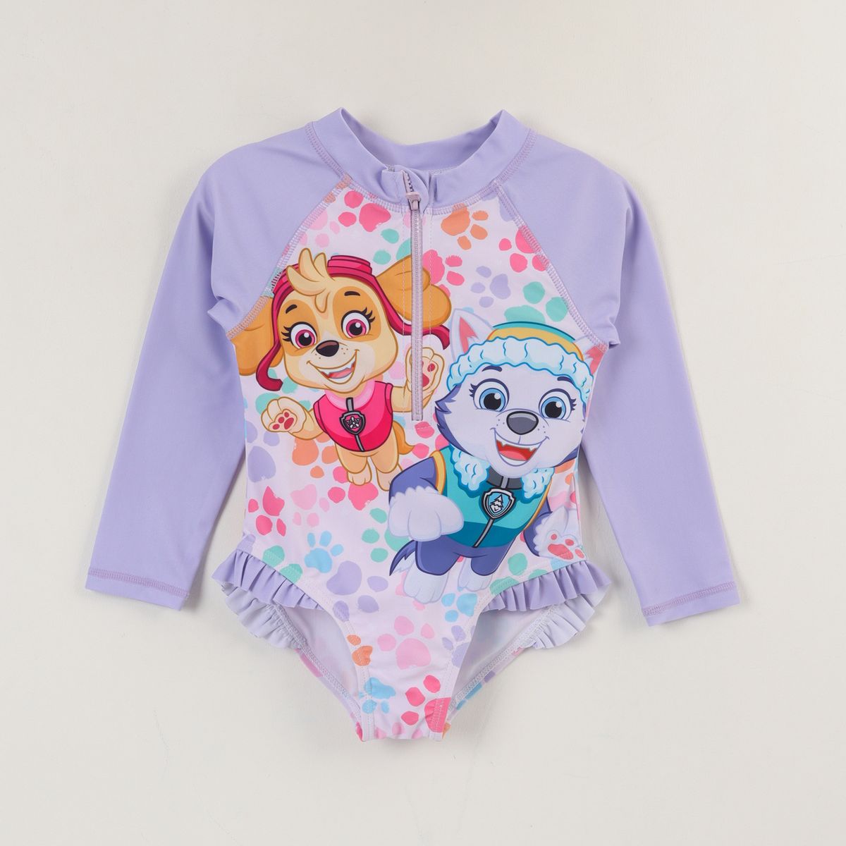 PAW PATROL - Traje de Baño Niña Lila Skye & Everest Paw Patrol