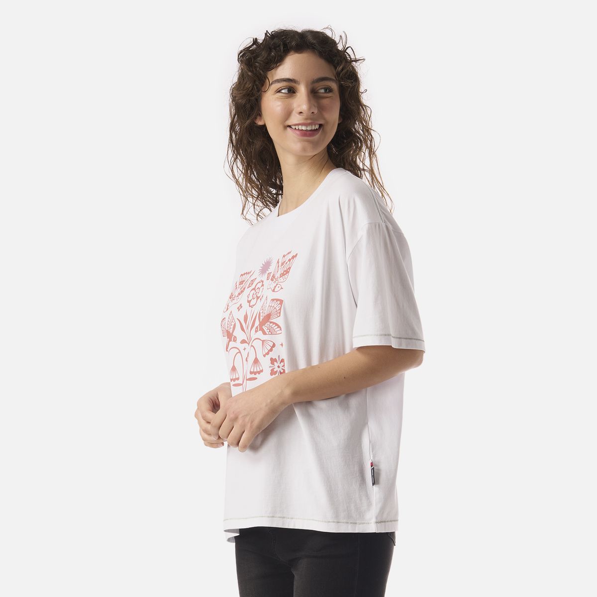 HAKA HONU - Polera Mujer Gorrion Blanco Haka Honu