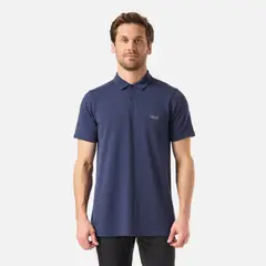 LIPPI - Polera Hombre B-Classic Seamless Polo Azul Oscuro