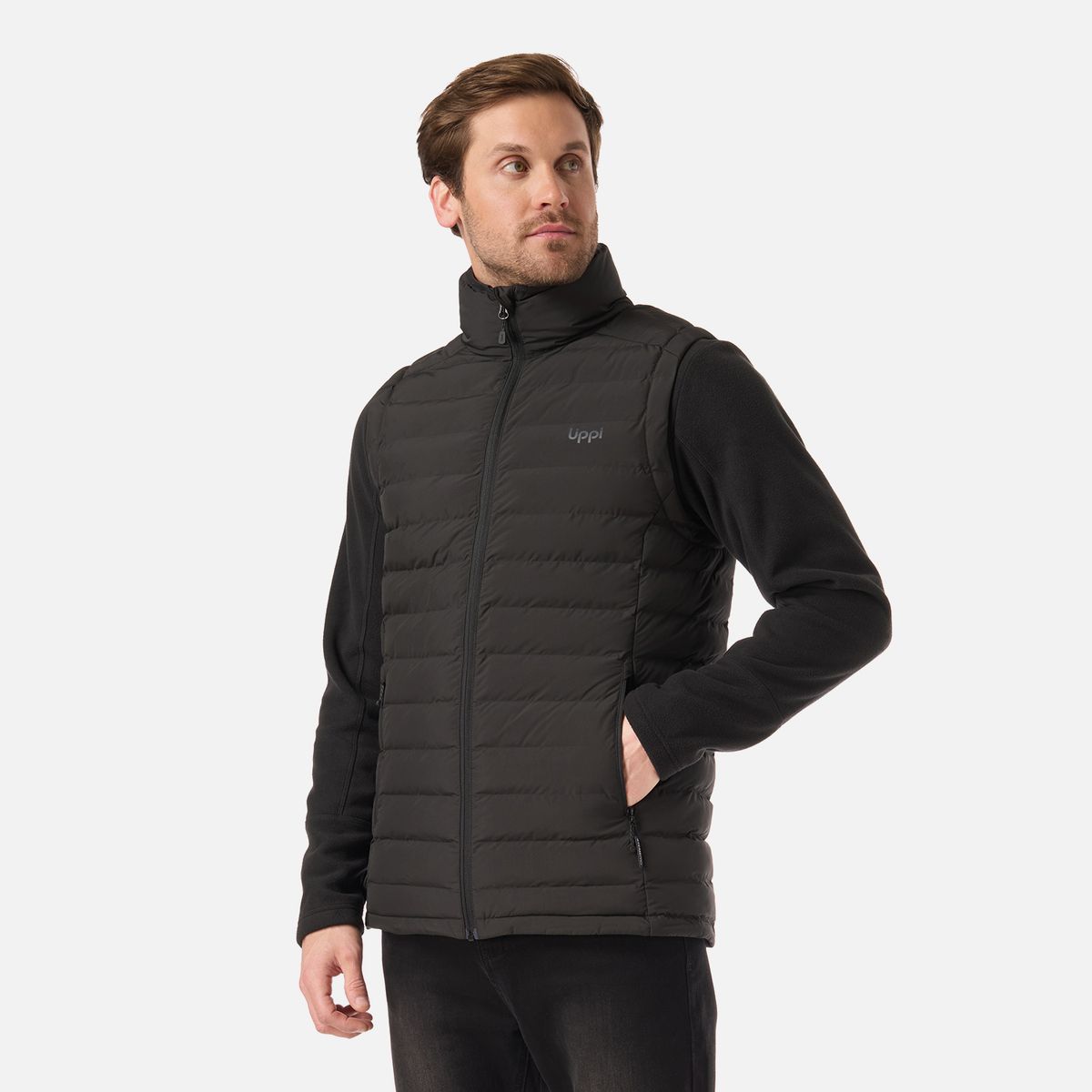 LIPPI - Chaqueta Hombre Snowmass Steam-Pro Vest Negro Lippi