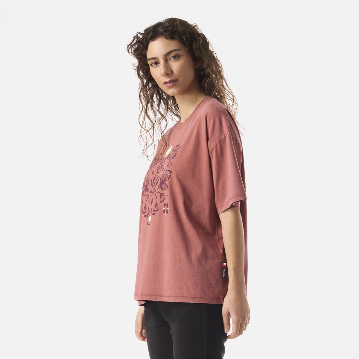 HAKA HONU - Polera Mujer Gorrion Terracota Claro Haka Honu
