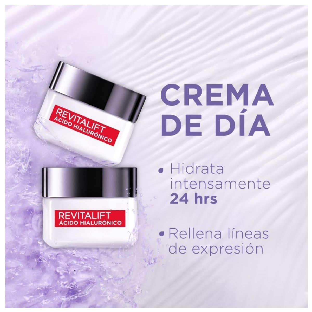 LOREAL PARIS - Pack Revitalift Ácido Hialurónico Día + Noche + UV Defender