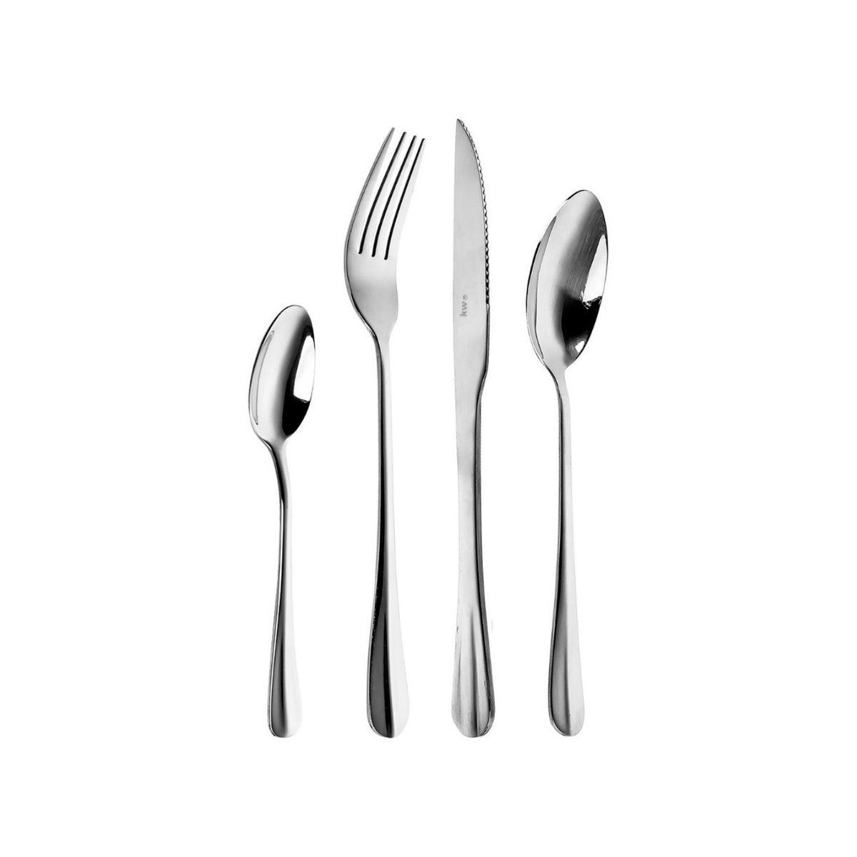 KITCHENWARE - SET CUBERTERÍA 24PZ CAPRI INOX - KW KITCHENWARE