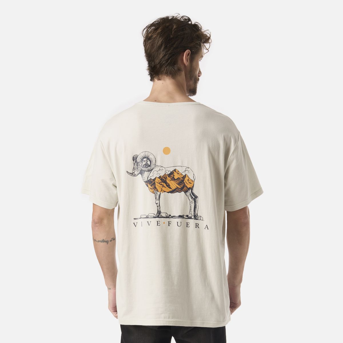 HAKA HONU - Polera Hombre El Cuernudo Menta Claro  Haka Honu