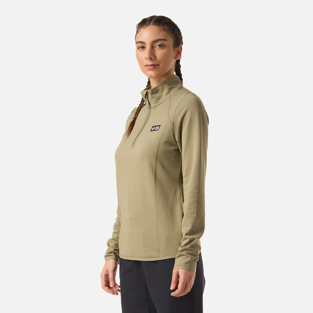 HAKA HONU - Polerón Mujer Taina Verde Oliva Haka Honu