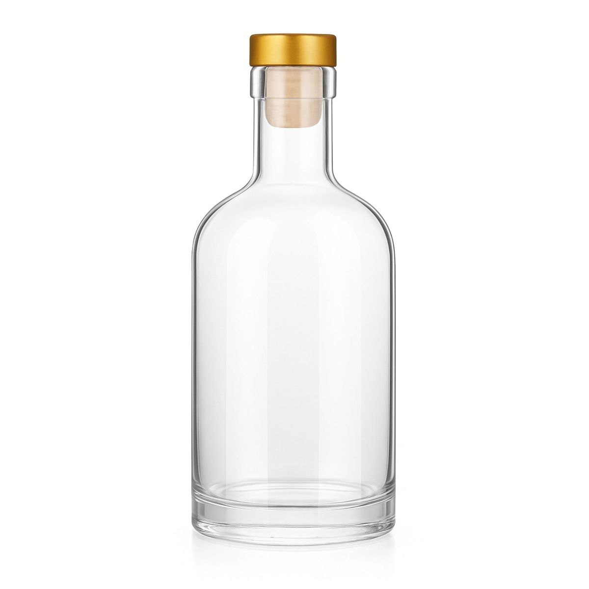 GENERICO - Botella De Vidrio Hermetica Decantadora Vino Licor 500ml