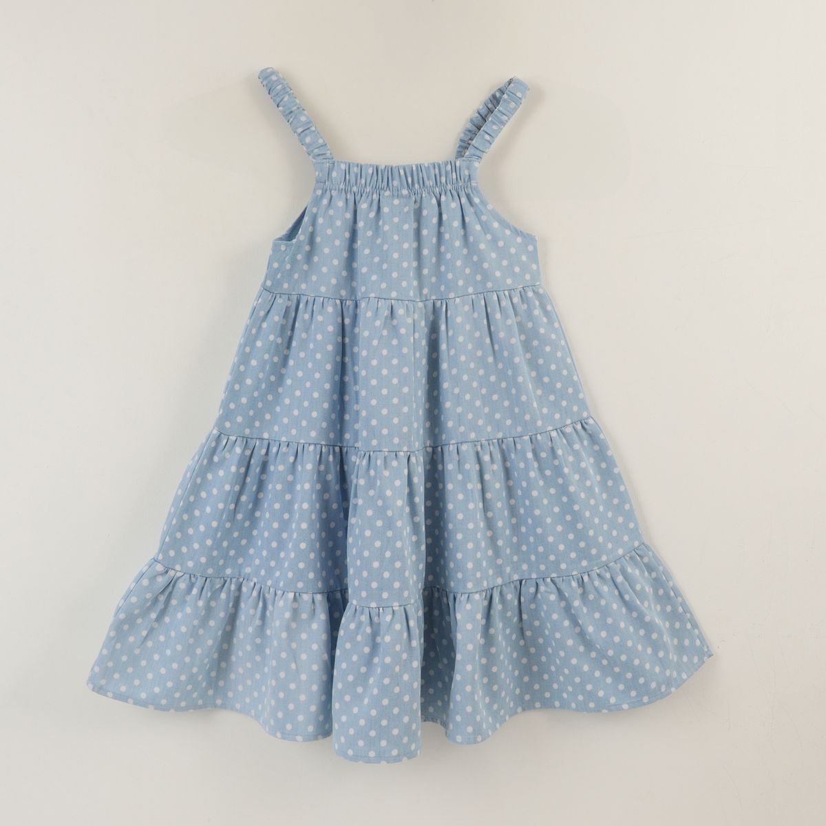 DISNEY - Vestido Sin Manga Niña Azul Print Minnie Disney