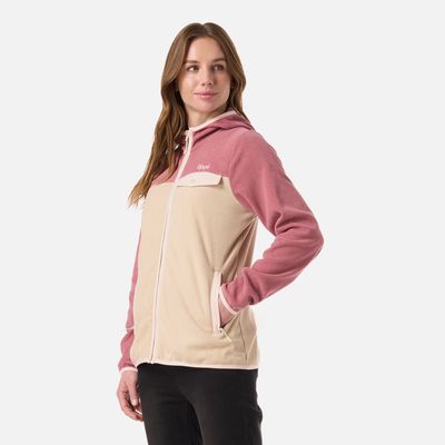 Imagen 2 del producto Polar Mujer Fireplace Full Zip Hoody Sweatshirt Rosa Oscuro