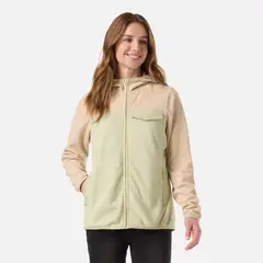 LIPPI - Polar Mujer Fireplace Full Zip Hoody Sweatshirt Crema