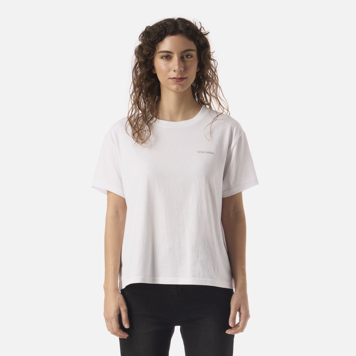 HAKA HONU - Polera Mujer Polo Blanco Haka Honu