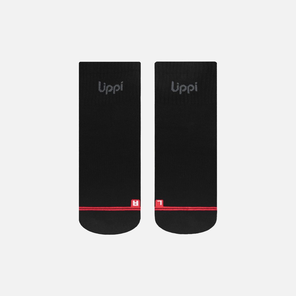 LIPPI - Calcetines Logo Lippi Pack Short Negro Lippi