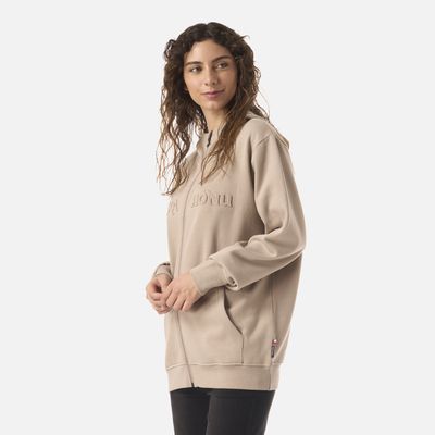 Imagen 2 del producto Polerón Mujer Motomami Full Zip Taupe