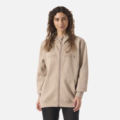 Imagen 1 del producto Polerón Mujer Motomami Full Zip Taupe