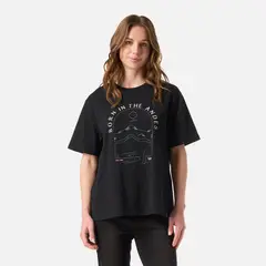LIPPI - Polera Mujer Logo T-shirt Negro