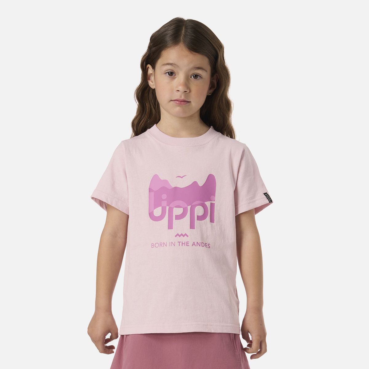 LIPPI - Polera Niña Logo Lippi T-shirt Rosa Claro Lippi