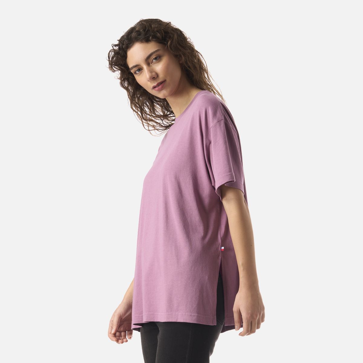 HAKA HONU - Polera Mujer Mamboo Lila Haka Honu