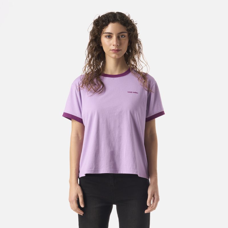 HAKA HONU - Polera Mujer Cosas Extranas Lavanda Haka Honu