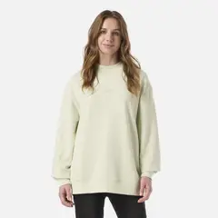 LIPPI - Polerón Mujer Ulmo Light Mid Point Crewneck Sweatshirt Gris Claro